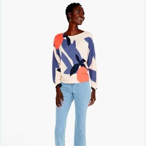 Nic & Zoe Fresh Squeeze sweater batwing sleeves size Large